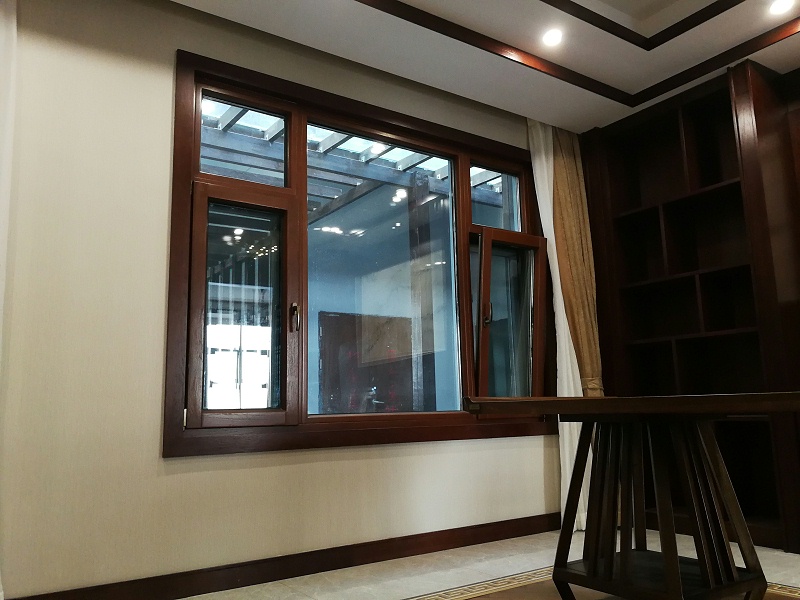 鋁包木門窗實拍