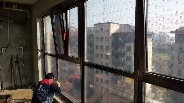 金堂木為隆城紫竹院用戶提供鋁包木門窗案例