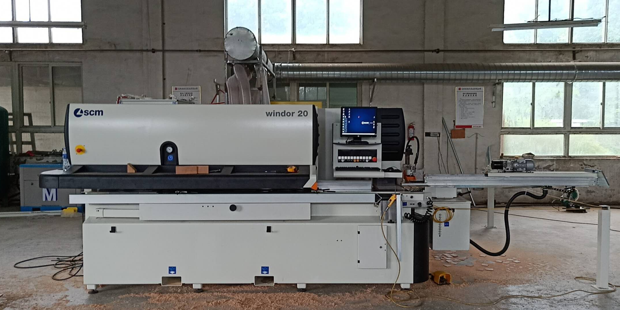 金堂木引進SCM windor20設備加快鋁木門窗產業升級